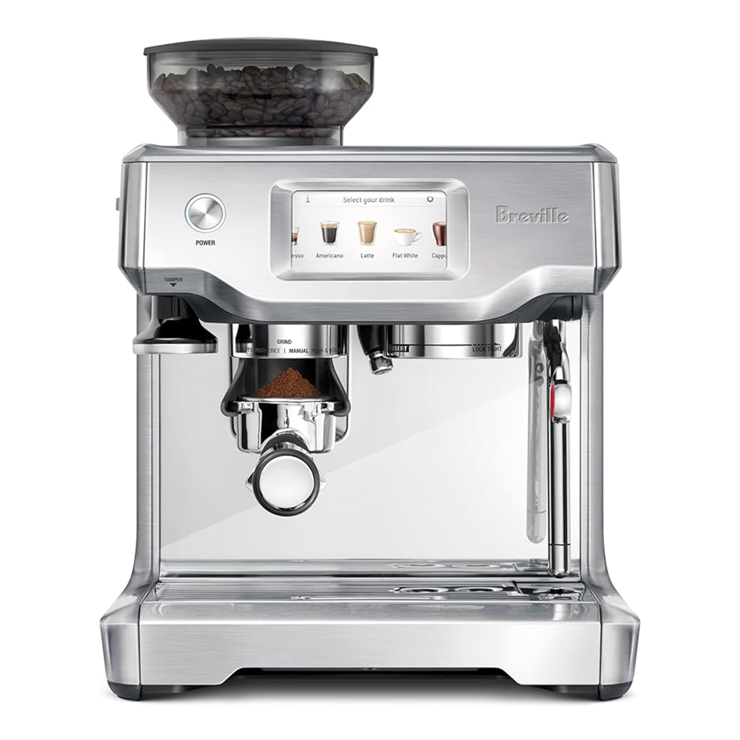 Breville Barista Touch Espresso Machine BES880BSS, Brushed Stainless Steel