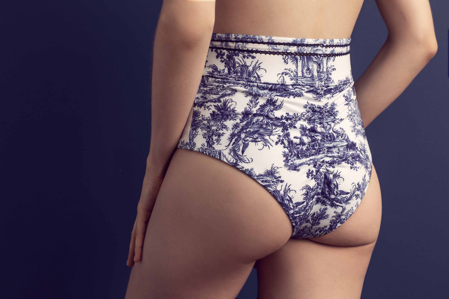 Chinoiserie High Waist Bottom