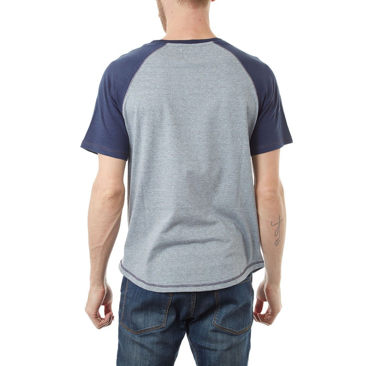 Curved Hem, Top - Josiah Curved Hem Raglan Tee