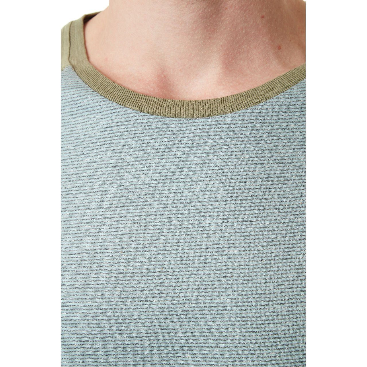 Curved Hem, Top - Josiah Curved Hem Raglan Tee