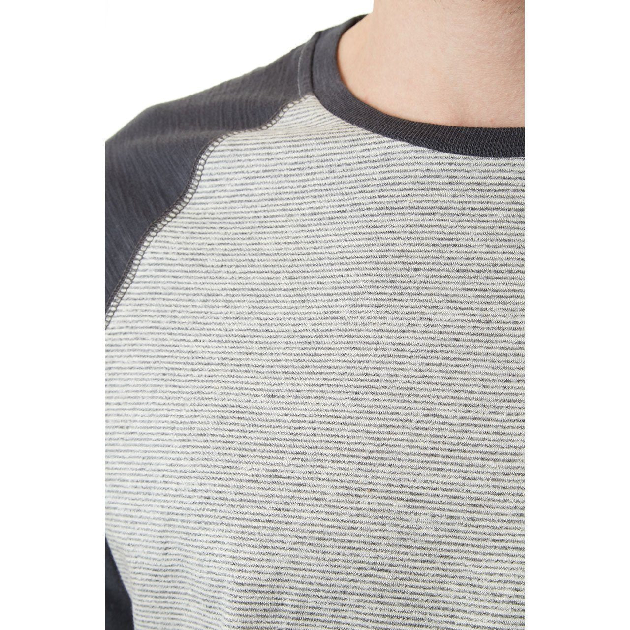 Curved Hem, Top - Josiah Curved Hem Raglan Tee